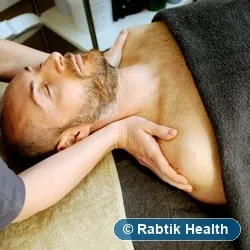 Illustrative head and neck massage